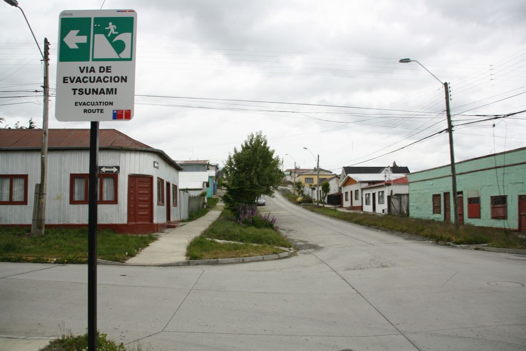 Puerto Natales, na wypadek tsunami