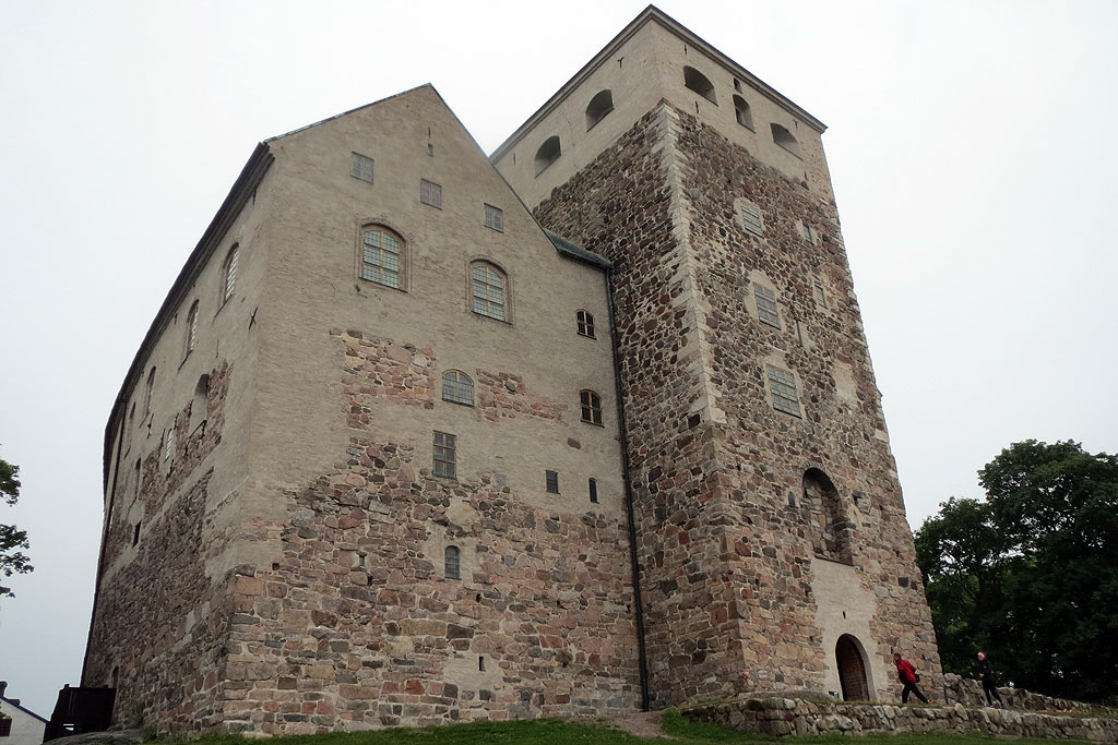 Zamek w Turku - muzeum  w niedzielę... zamknięte.