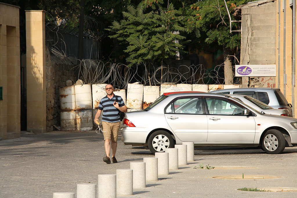 Nikozja - barykady na granicy turecko-cypryjskiej