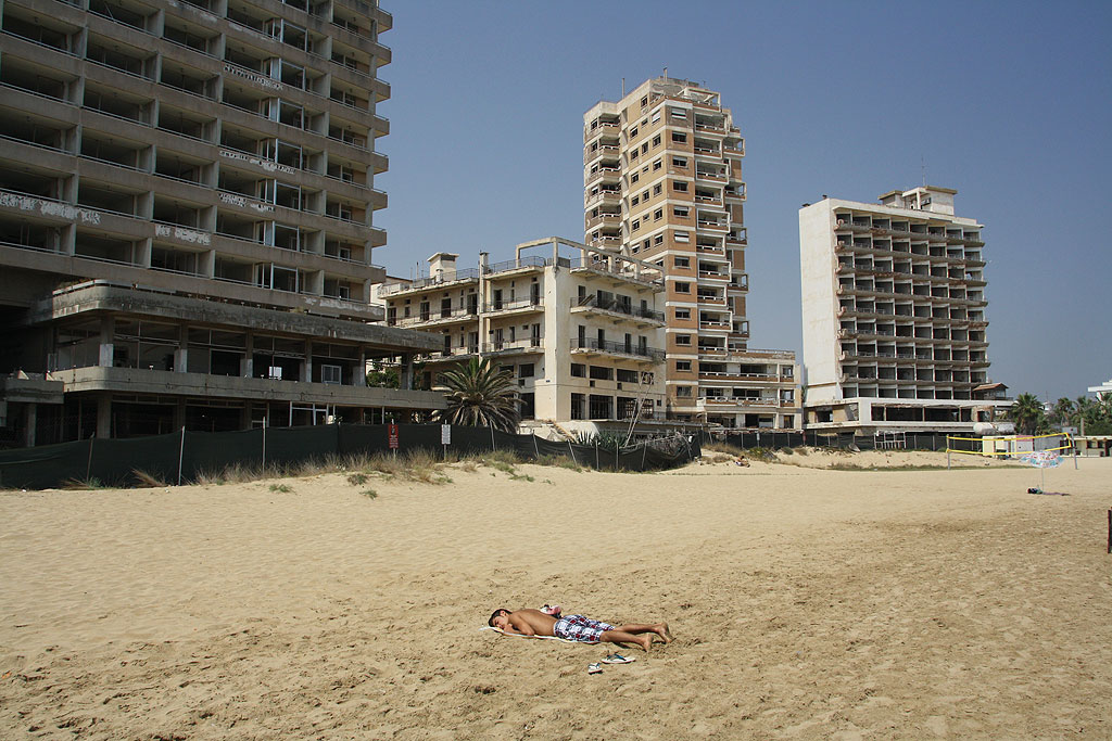 Na plaży w Varoshy/Famaguście