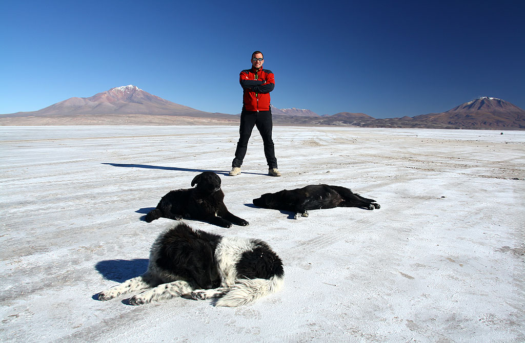 King of Perritos. First moments on salar desert.