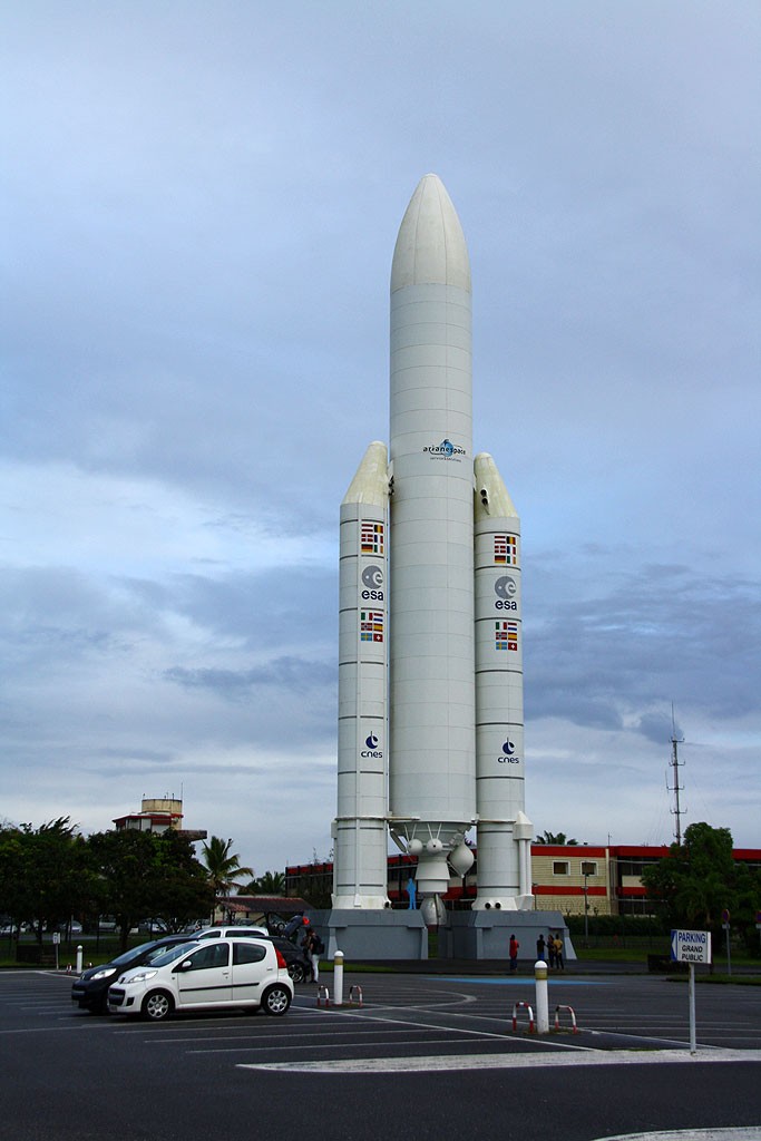 Makieta rakiety Arianne-5